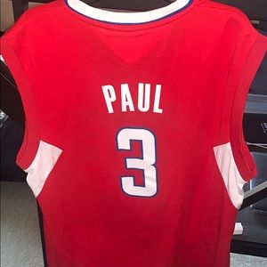 Large red 2016 Chris Paul Clippers Jersey